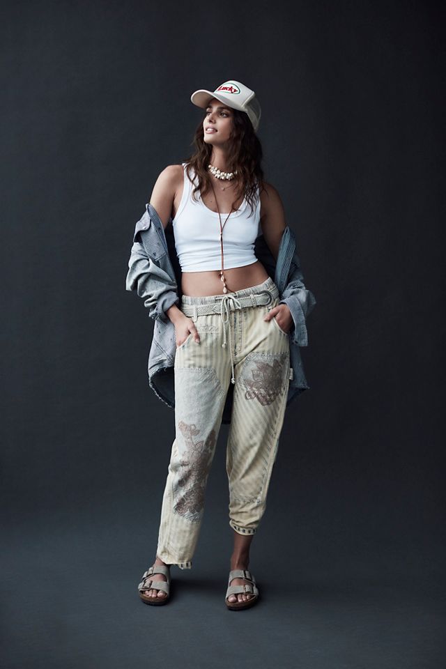 Sloane store destructed joggers