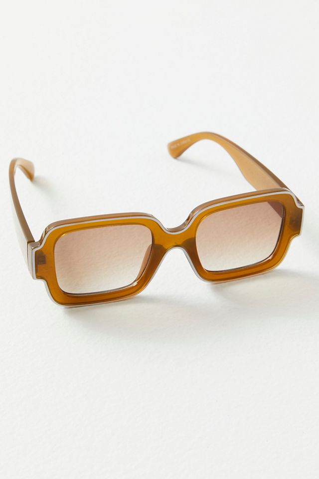 Shadow Side Rectangle Sunglasses #2