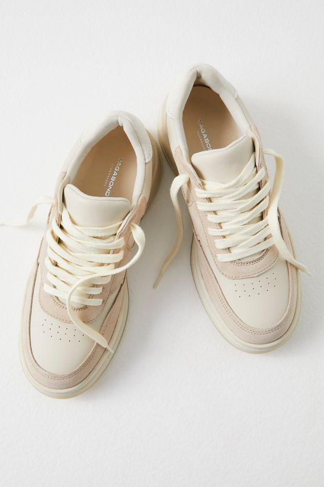 Vagabond white leather on sale sneakers