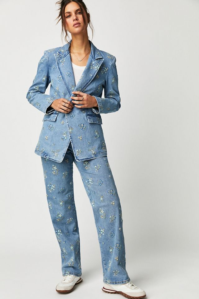 All store denim suit