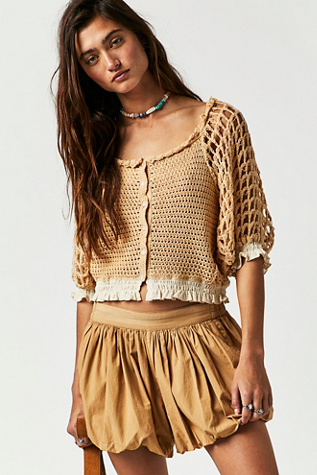 Luisa Cardi at Free People in Apricot Illusion Combo, Size: Small