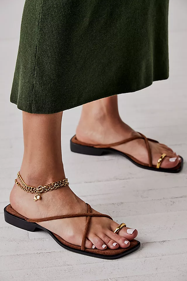 flat sandals from free people