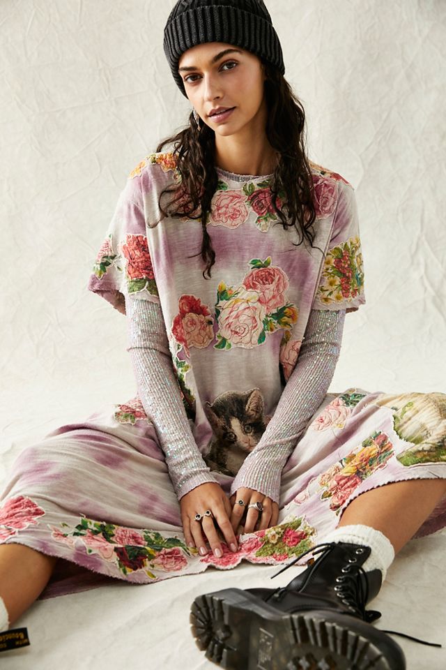 Magnolia Pearl Tie Dye Kitty Tee Dress #3