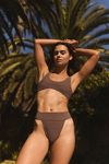 free-est Dylan High-Waist Bikini Bottoms