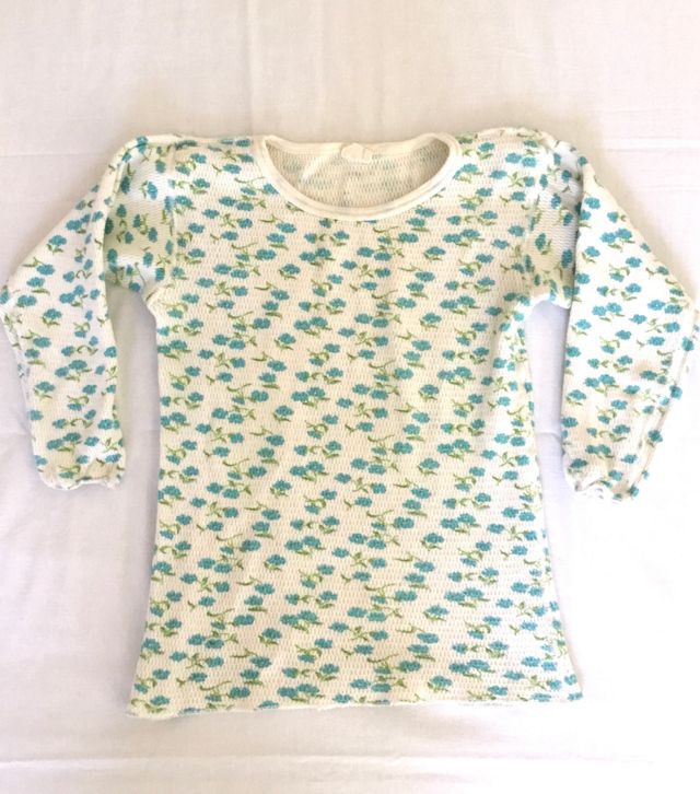 Floral Print Thermal Top