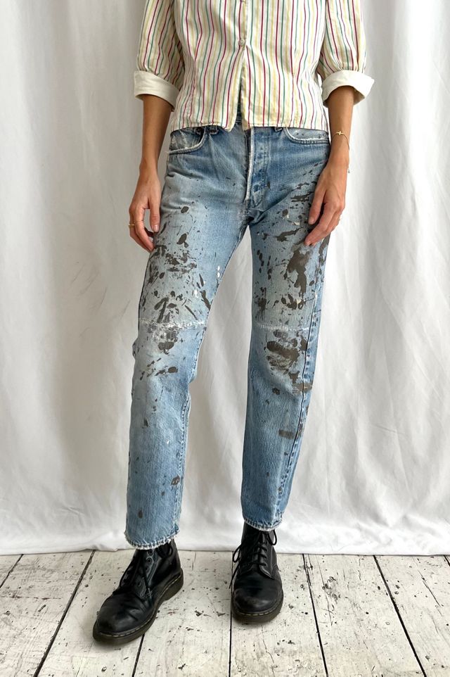 Vintage Levi's Jeans Paint Splatter