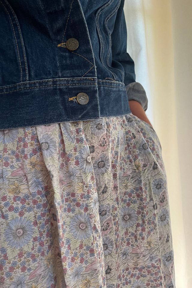 Vintage Floral Print Skirt Selected By KA.TL.AK #3