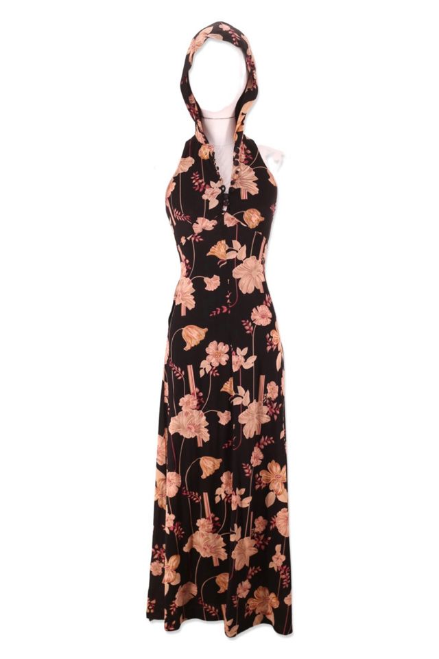 1970s Hooded Floral Print Maxi Dress Selected By Ritual Vintage | Free  People