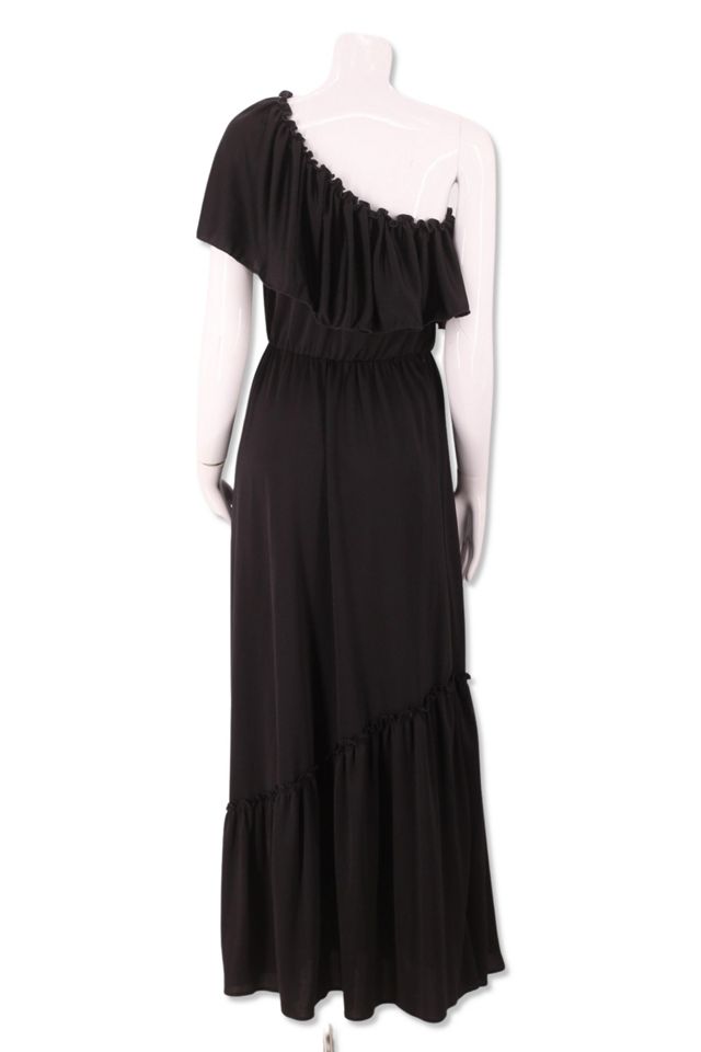 1970s One Shoulder Disco Era Maxi Dress Selected By Ritual Vintage #2