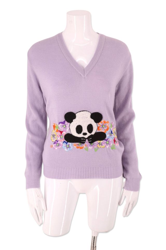 1970s Novelty Embroidered Panda Sweater Selected By Ritual Vintage | Free  People