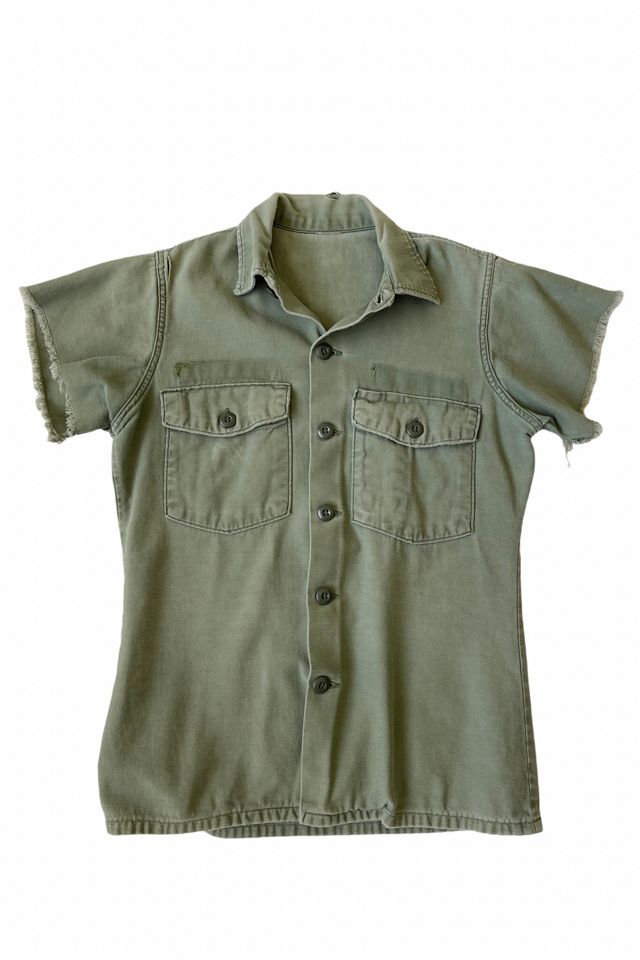 Short sleeve store military jacket