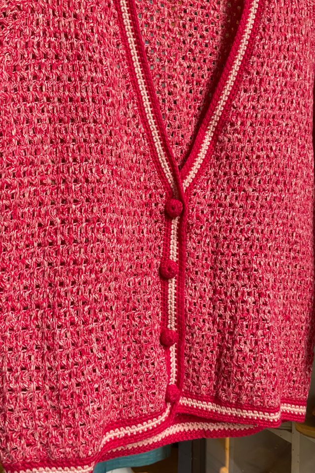 1960’s Berry Knit Cardigan Selected By Nomad Vintage #1