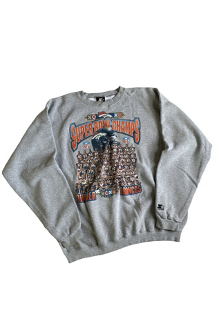 Vintage Denver Broncos Super Bowl Champs Crewneck Sweatshirt 