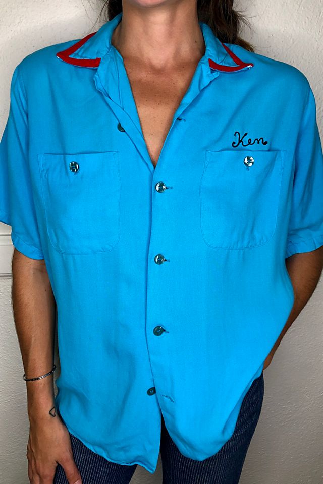 Vintage 1960s Bowling Shirt Selected by Cherry | Free People Vintage 1960s Bowling Shirt Selected by Cherry | Free People