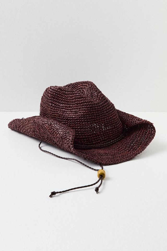 Coconut Island Straw Cowboy Hat #1