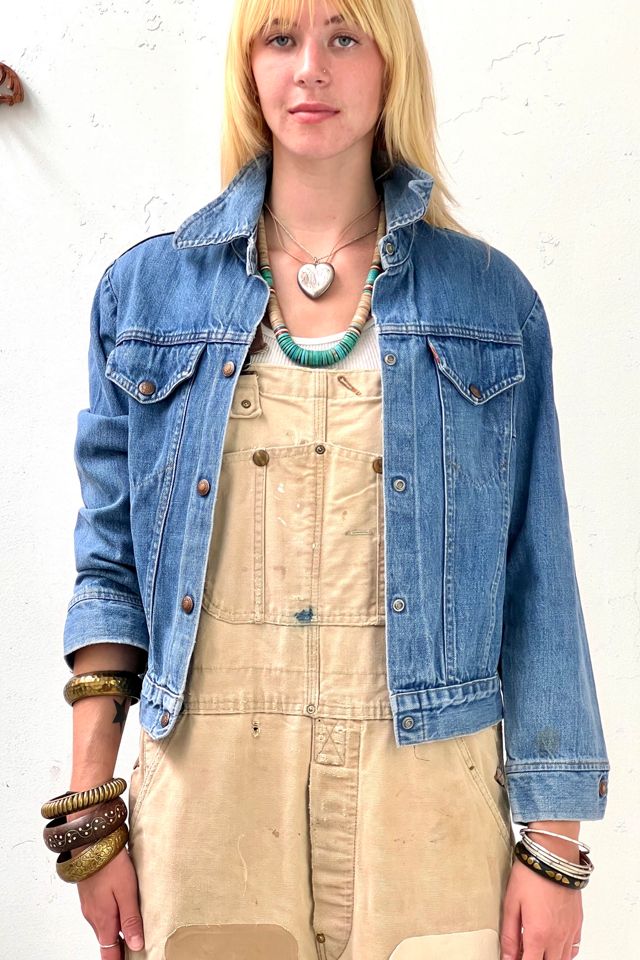 Vintage Orange Tab Levis Jean Jacket Selected by Anna Corinna