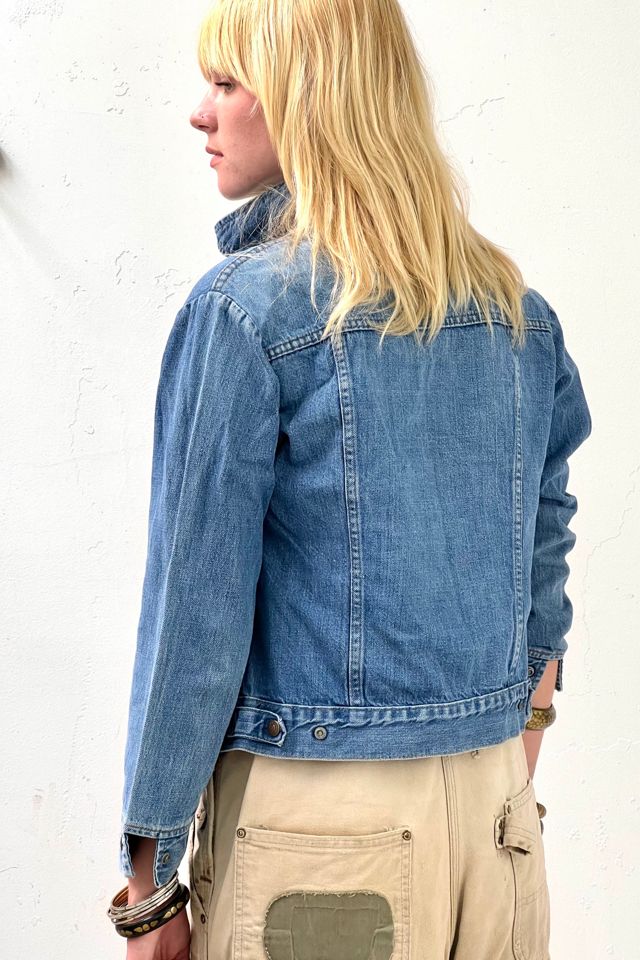 Vintage Orange Tab Levis Jean Jacket Selected by Anna Corinna #1