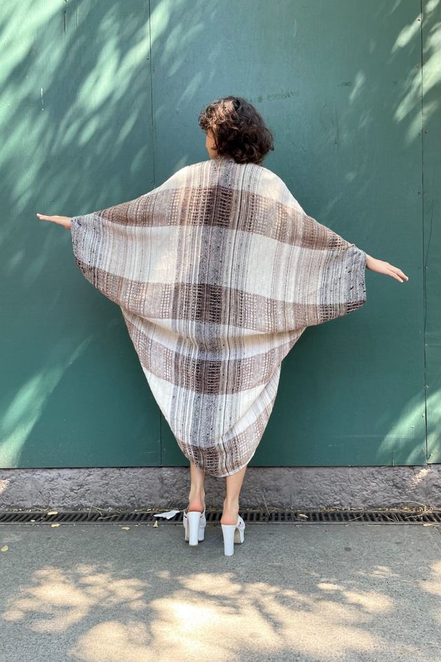 Vintage Laise Adzer Woven Cocoon Wrap Selected by MARMALADE #2