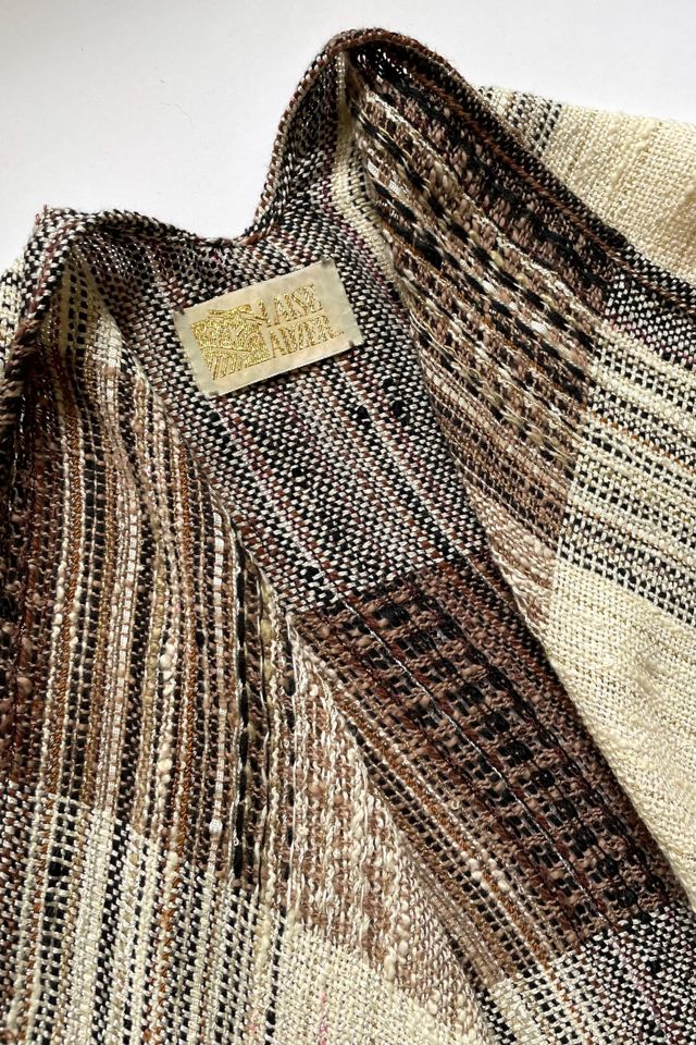 Vintage Laise Adzer Woven Cocoon Wrap Selected by MARMALADE #3