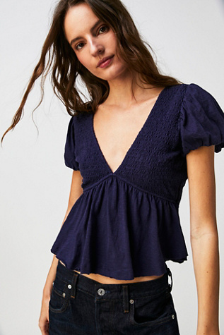 Free People Charlotte Top In Evening Eclipse