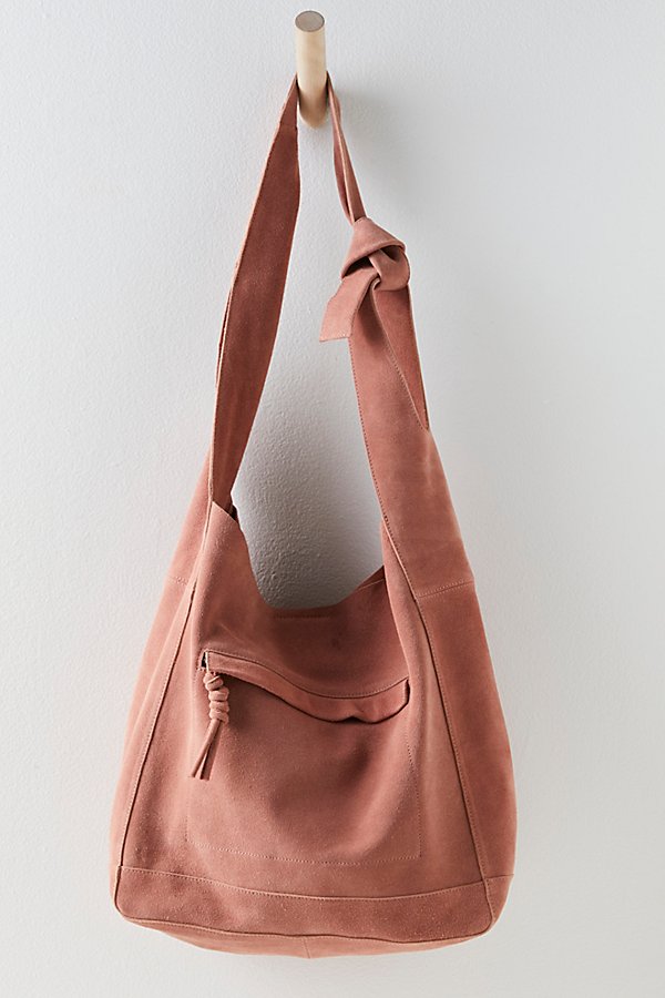 Free People Jessa Suede Carryall In Pink