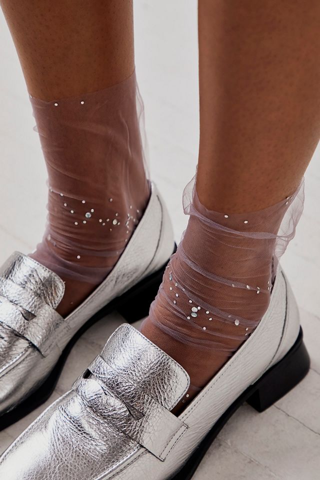 Star Dust Tulle Socks