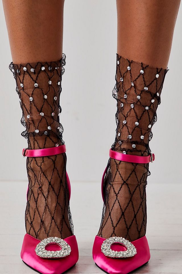 Free People The Moment Sheer Socks - Squash Blossom Boutique