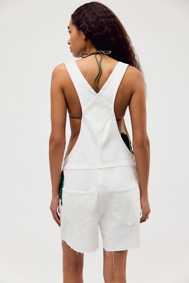 Driftwood Embroidered Shortalls #1
