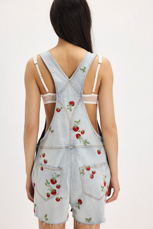 Driftwood Embroidered Shortalls #1