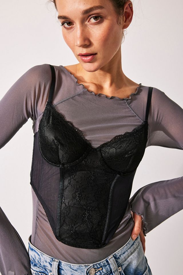 Get The Look: Sheer Mesh Bodysuit - B What They Wear