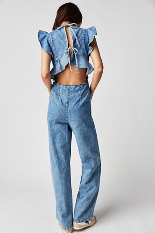 *Free People Edge of Love on sale Sleeveless Jumpsuit*