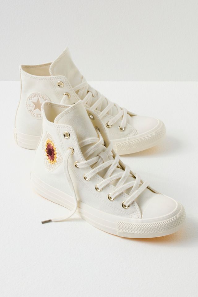 bunker etc bronze Chuck Taylor All Star Sunflower Hi Top Sneakers | Free People