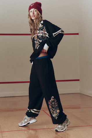 All Star Logo Pants by FP Movement at Free People, Wildflower Logo Black, M
