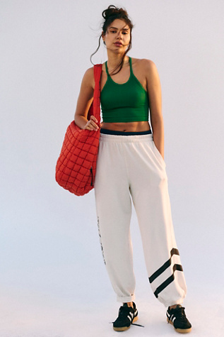 All Star Logo Pants by FP Movement at Free People in Ivory/Black Combo, Size: XS