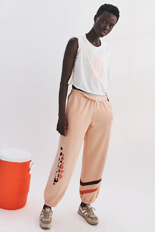 All Star Logo Pants by FP Movement at Free People, Pastel Peach Sport Mode, XL