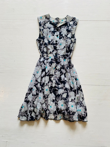 Vintage Carnation Day Dress Selected by Atlantic Vintage