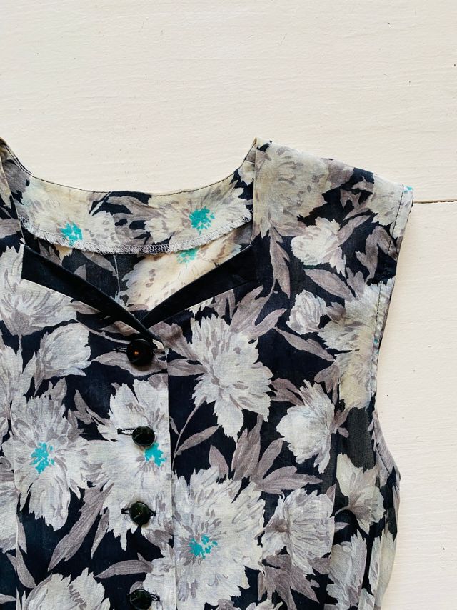 Vintage Carnation Day Dress Selected by Atlantic Vintage #1