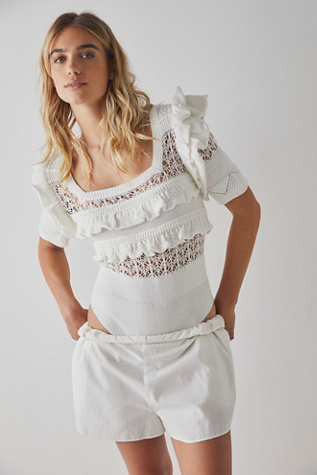 (取寄) フリーピープル レディース キャシー ボディスーツ Free People women Cassie Bodysuit Black White Combo free-people-Black-Gingham-