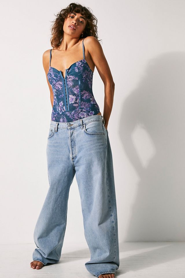 Couverture Bouffante Imprimée Free People Movement RUMPL Neuve (jeté De Lit Bleu)