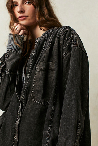 We The Free Tuck Denim Shirt product page