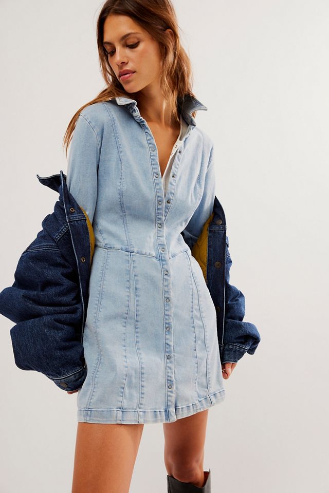 Thea Denim Mini | Free People