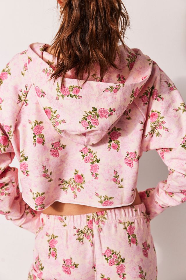 LoveShackFancy Jemina Crop Hoodie #1