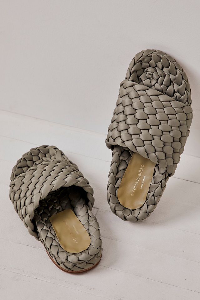 Lise Satin Slide Sandals