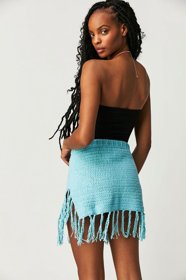 Murasaki Crochet Mini Skirt #1