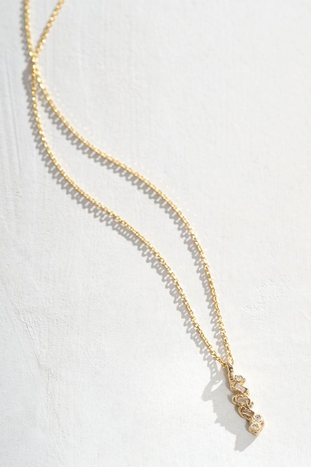 Ellis Mhairi Cameron Mixed Cut Diamond Scatter Pendant Necklace #2