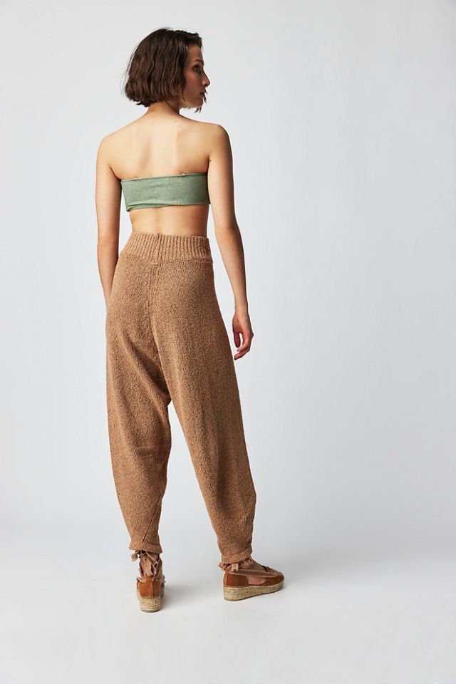 Pantalon en maille de coton mélangé Almond Zulu & Sephyr #2
