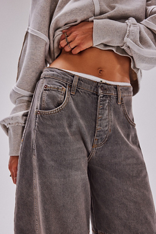 We The Free Good Luck Mid-Rise Barrel Jeans product page
