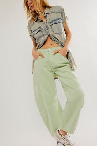 We The Free Good Luck Mid-Rise Barrel Jeans product page