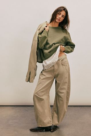 80s 90s Vintage Kakhi Ziparound Jeans Pants Selected by Love