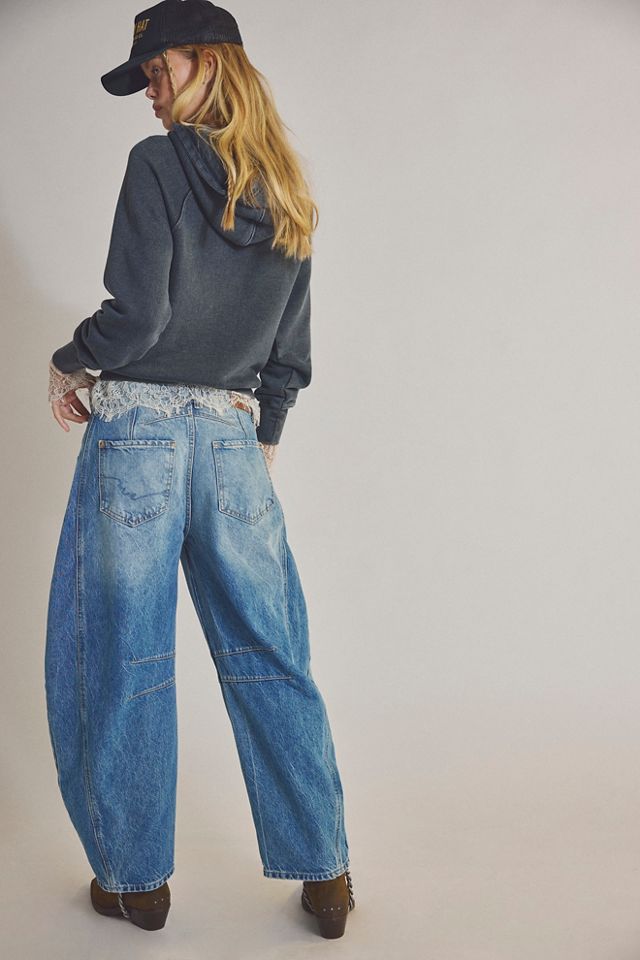 We The Free Good Luck Mid-Rise Barrel Jeans #1